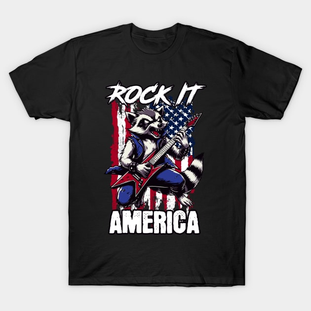 Rock It America T-Shirt by SergioCoelho_Arts